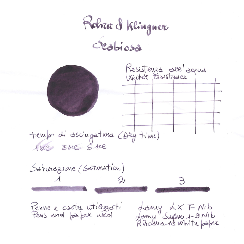 Rohrer & Klingner Scabiosa Inchiostro 50 ml