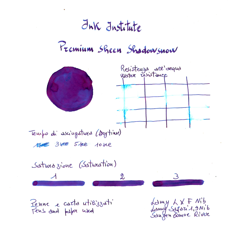 Ink Institute Ink Institute Premium Sheen Shadowsnow Inchiostro 30 ml