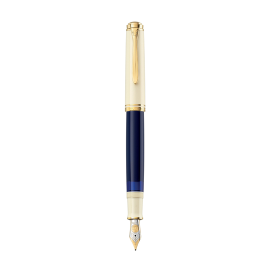Pelikan Souveran M800 Penna Stilografica Cream Blue Edizione Speciale