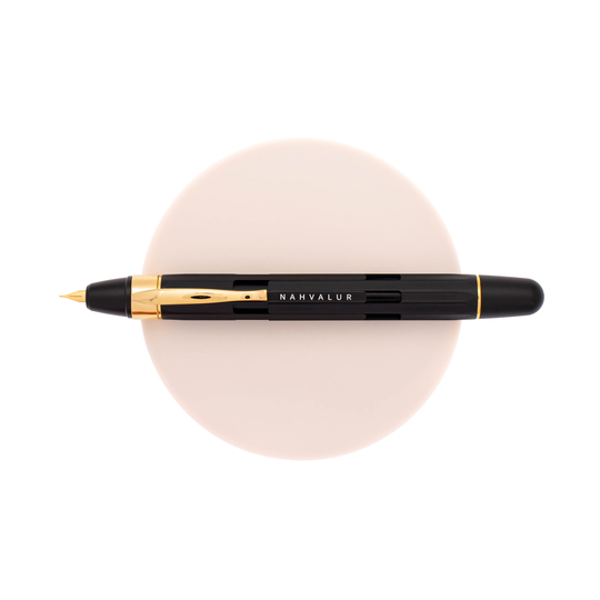 Nahvalur Eclipse Fountain Pen Black Gold