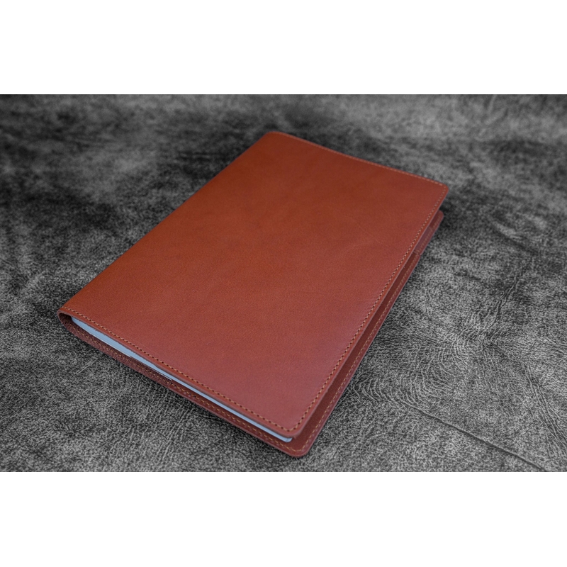 Galen Leather Galen Leather Cover A5 in Pelle Marrone Galen Leather Galen Leather Cover A5 in Pelle Marrone