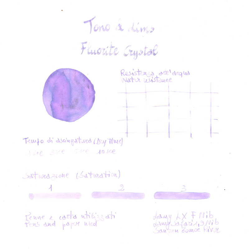 Tono & Lims Tono & Lims Earth Contact Line Fluorite Crystal Inchiostro 30 ml