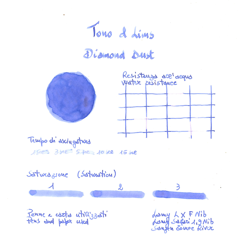 Tono & Lims Tono & Lims Earth Contact Line Diamond Dust Ink Bottle 30 ml