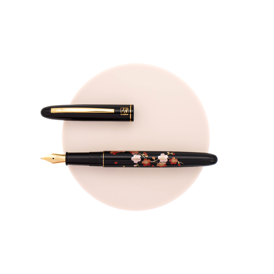 Wancher x Kuretake Kindai Maki-e Fountain Pen Edazakura