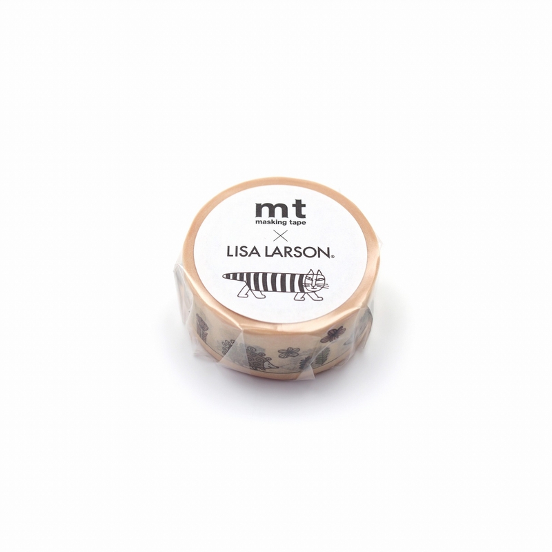MT Masking Tape MT x Lisa Larson Washi Tape Hedgehog Garden