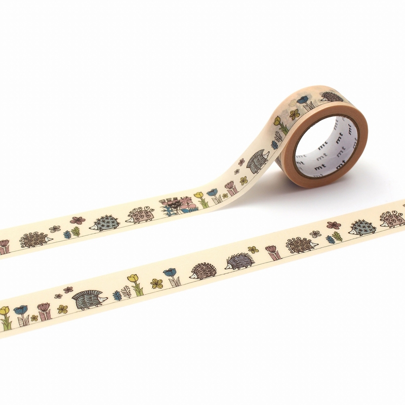 MT Masking Tape MT x Lisa Larson Washi Tape Hedgehog Garden