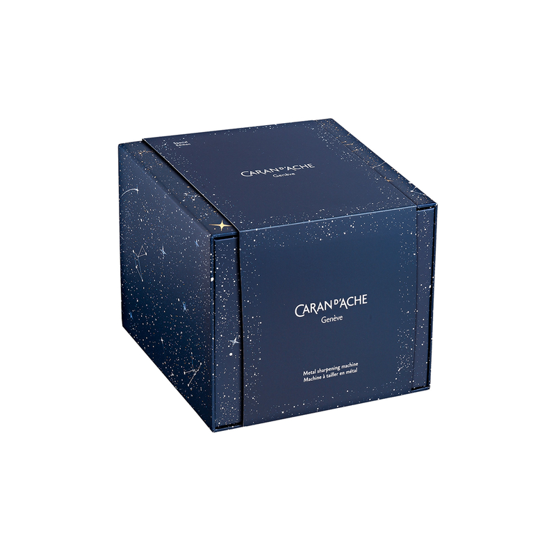 Caran d'Ache Caran d'Ache Temperamatite da Tavolo a Manovella Cosmic Blue Edizione Limitata
