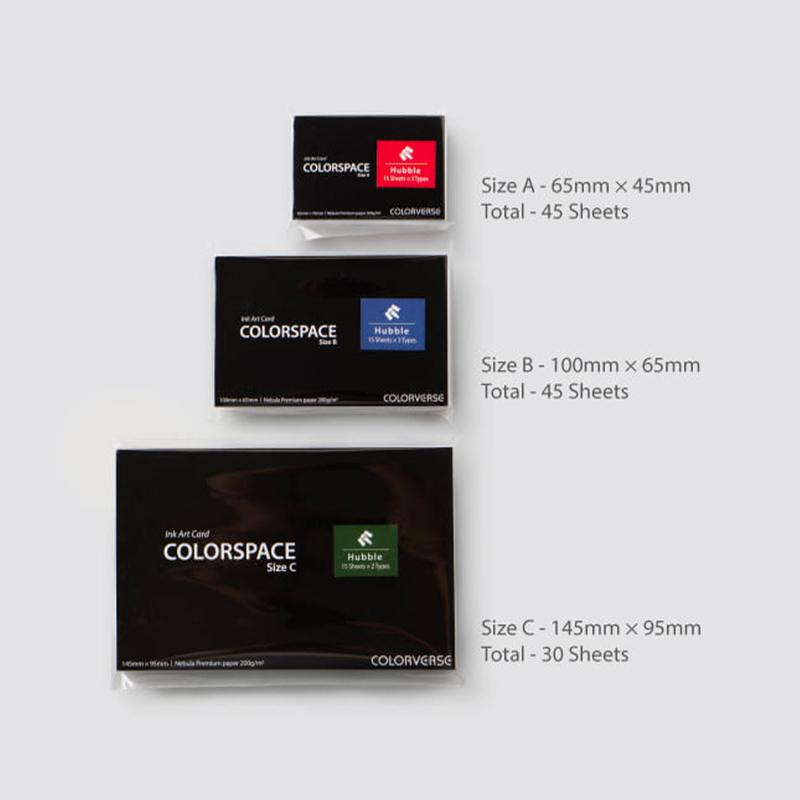 Colorverse Colorverse Ink Art Cards Colorspace Hubble (Size C)