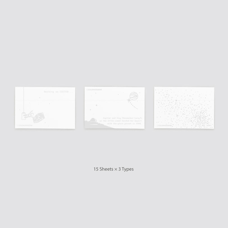 Colorverse Colorverse Ink Art Cards Colorspace Hubble (Size C)