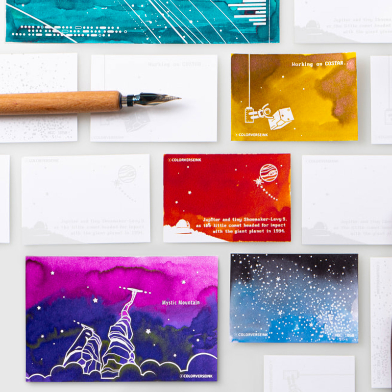 Colorverse Colorverse Ink Art Cards Colorspace Hubble (Size C)