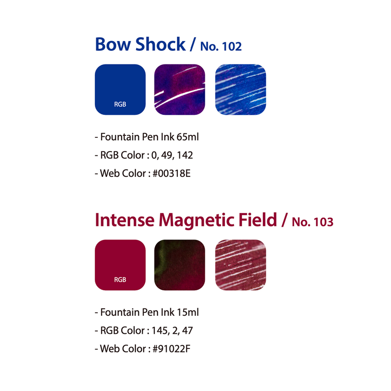 Colorverse Colorverse Bow Shock & Intense Magnetic Field Ink Bottle 65 + 15 ml
