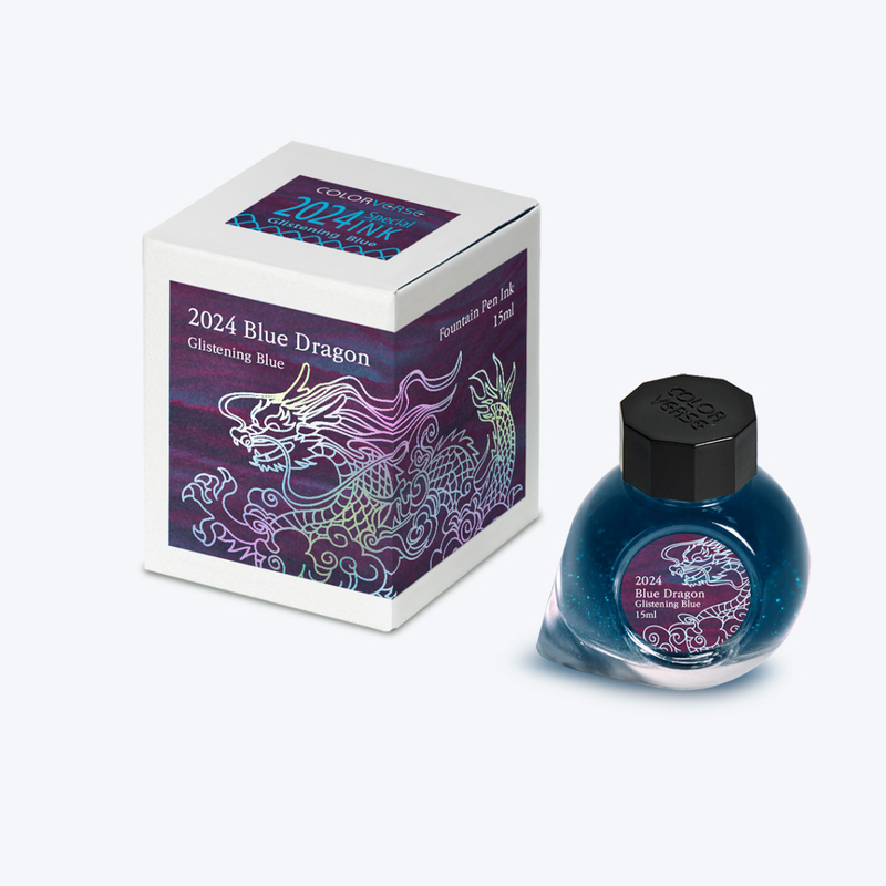Colorverse Colorverse 2024 Blue Dragon Glistening Blue Inchiostro 15 ml