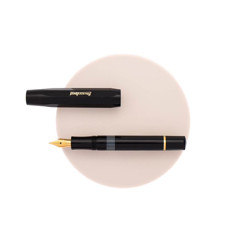 Kaweco Kaweco Piston Sport Classic Fountain Pen Black & Gold Kaweco Kaweco Piston Sport Classic Fountain Pen Black & Gold
