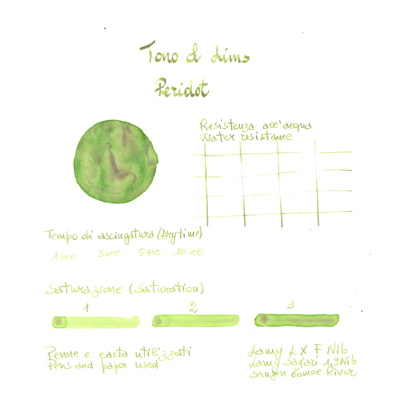 Tono & Lims Tono & Lims Earth Contact Line Peridot Ink Bottle 30 ml