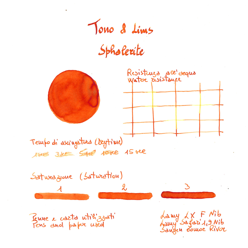 Tono & Lims Tono & Lims Earth Contact Line Sphalerite Ink Bottle 30 ml