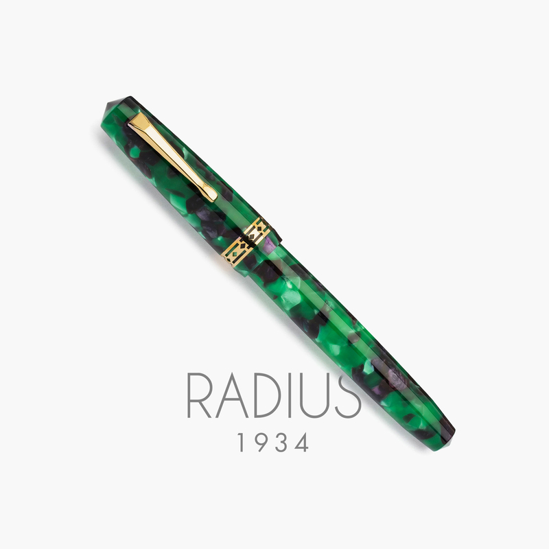 Radius Radius Settimo Fountain Pen Mineral & Gold