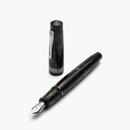 Radius Settimo Fountain Pen Sea Rock & Rhodium