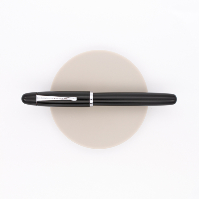 Noodler's Neponset Penna Stilografica Nera in Ebanite