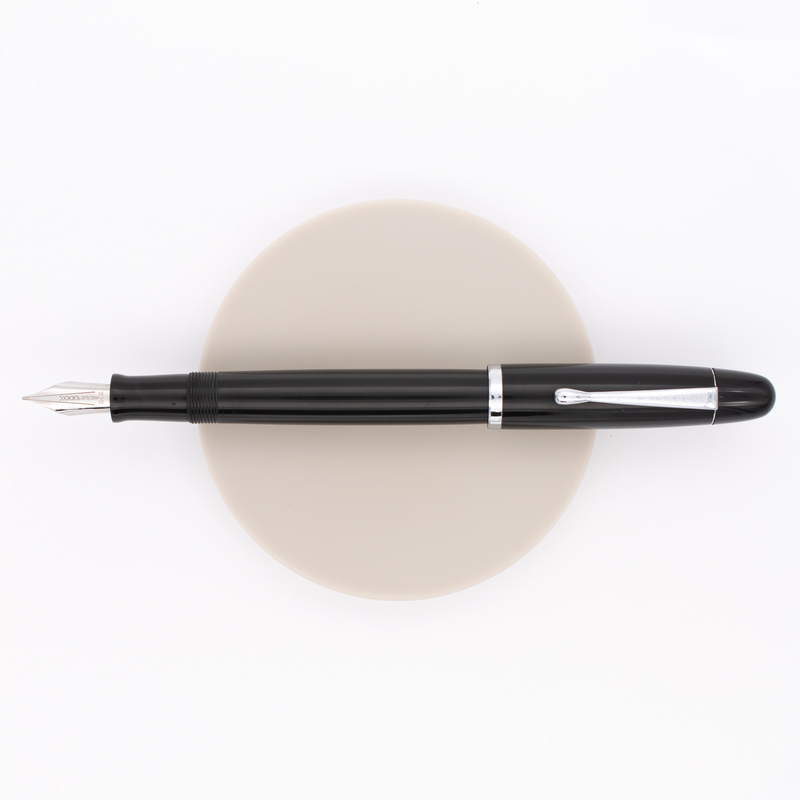 Noodler's Neponset Penna Stilografica Nera in Ebanite