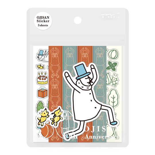 Midori Ojisan 30th Anniversary Stickers B