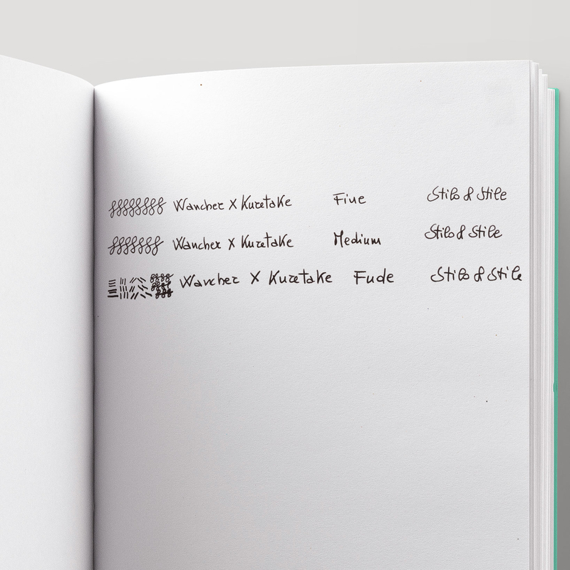 Wancher Wancher x Kuretake Kindai Maki-e Penna Stilografica Senmen