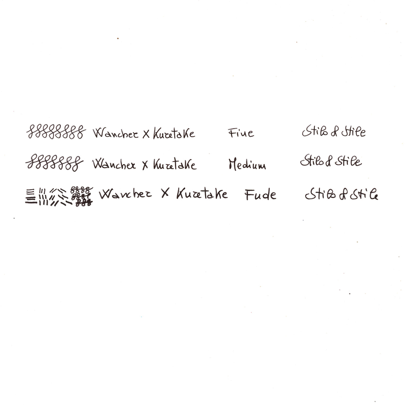 Wancher Wancher x Kuretake Kindai Maki-e Fountain Pen Kakuju Black