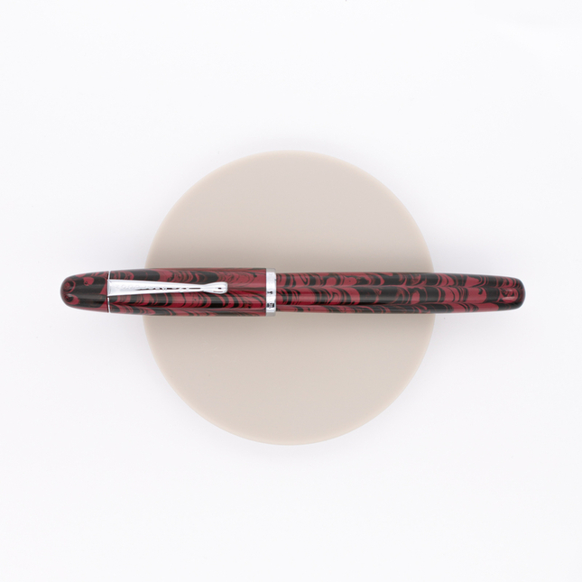 Noodler's Neponset Penna Stilografica Red Rebellion in Ebanite