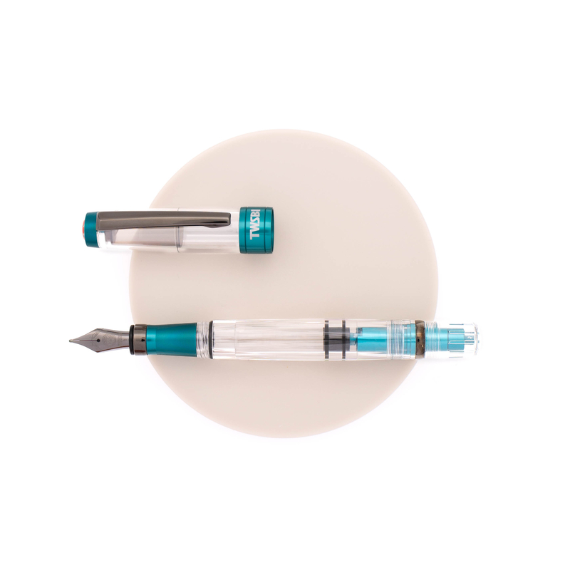TWSBI Twsbi Diamond 580AL R Penna Stilografica Caribbean & Onyx TWSBI Twsbi Diamond 580AL R Penna Stilografica Caribbean & Onyx