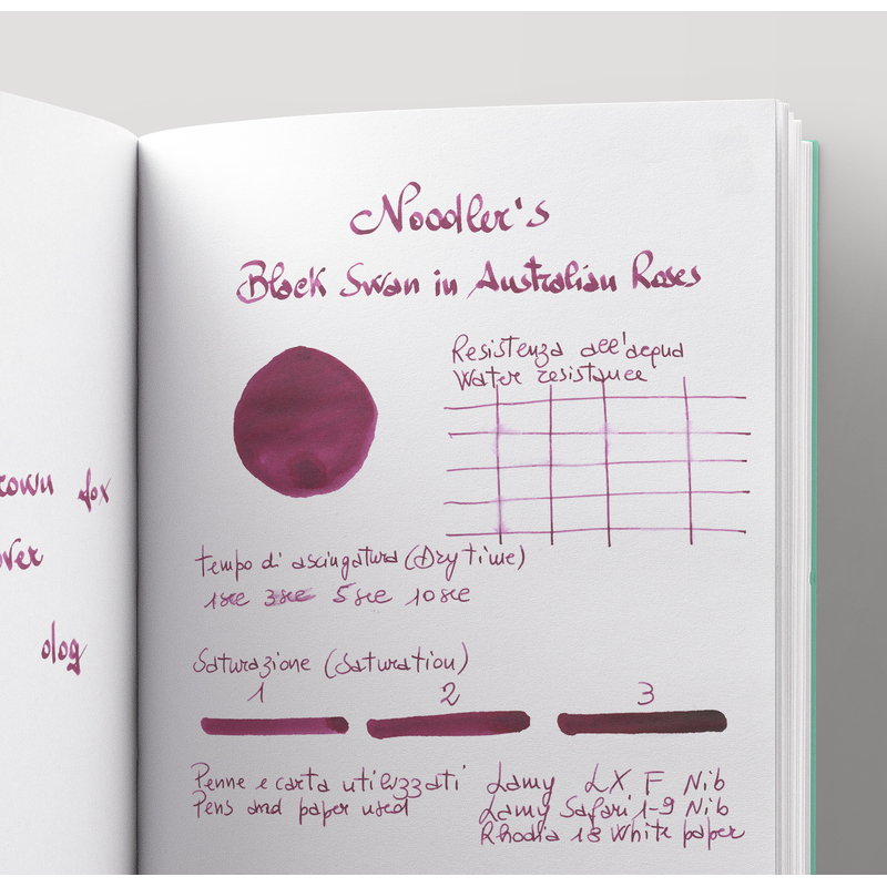 Noodler's Black Swan In Australian Rose Inchiostro 3 oz