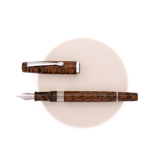 Noodler's Konrad Penna Stilografica Chestnut Ebanite