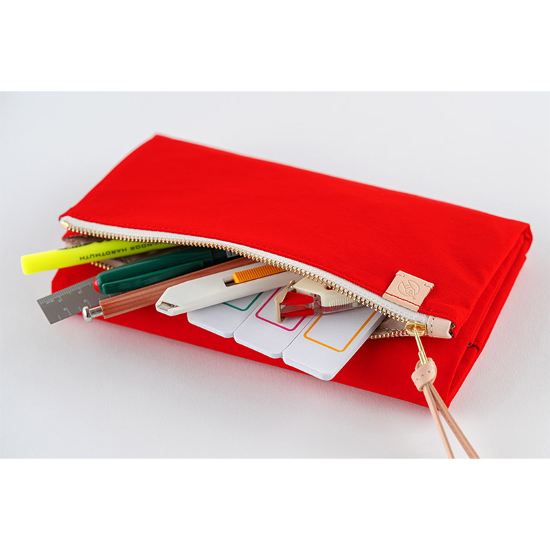 Hobonichi Hobonichi Techo Weeks Tragen (Red) Cover per Agenda Settimanale