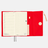Hobonichi Hobonichi Techo Weeks Tragen (Red) Cover per Agenda Settimanale