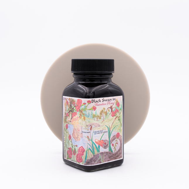 Noodler's Black Swan In Australian Rose Inchiostro 3 oz
