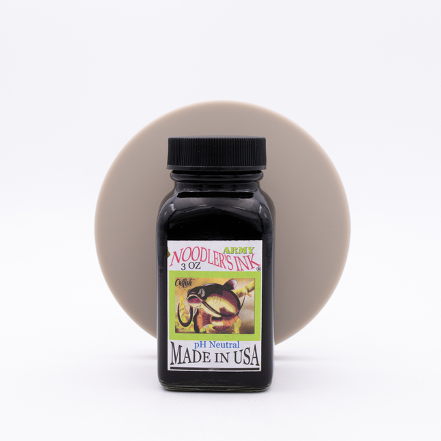 Noodler's Army Green Ink Bottle 3 oz