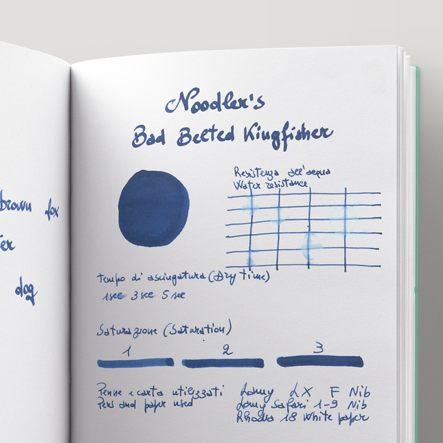 Noodler's Bad Belted Kingfisher Inchiostro 3 oz