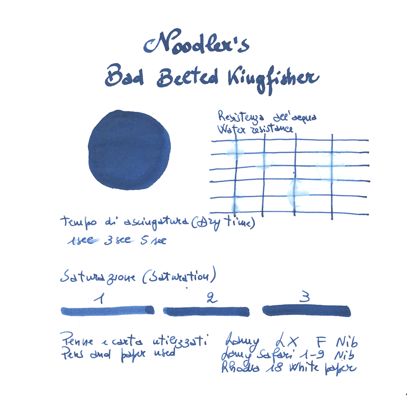 Noodler's Bad Belted Kingfisher Inchiostro 3 oz