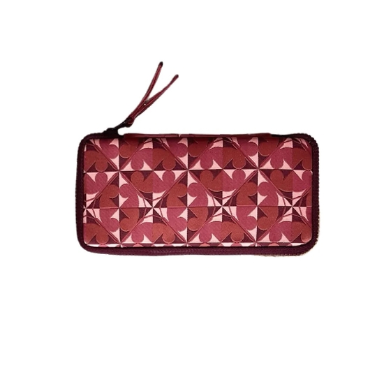 Kyoku Haku Pen Case for 3 Pens Archeology Red