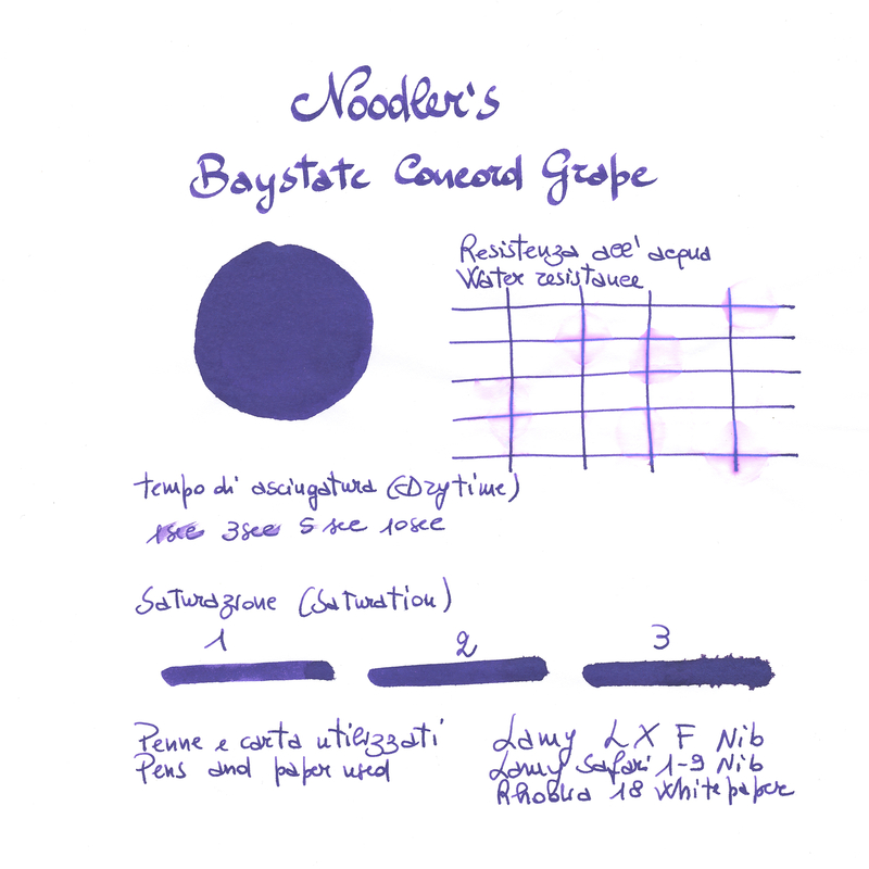 Noodler's Baystate Concord Grape Ink Bottle 3 oz