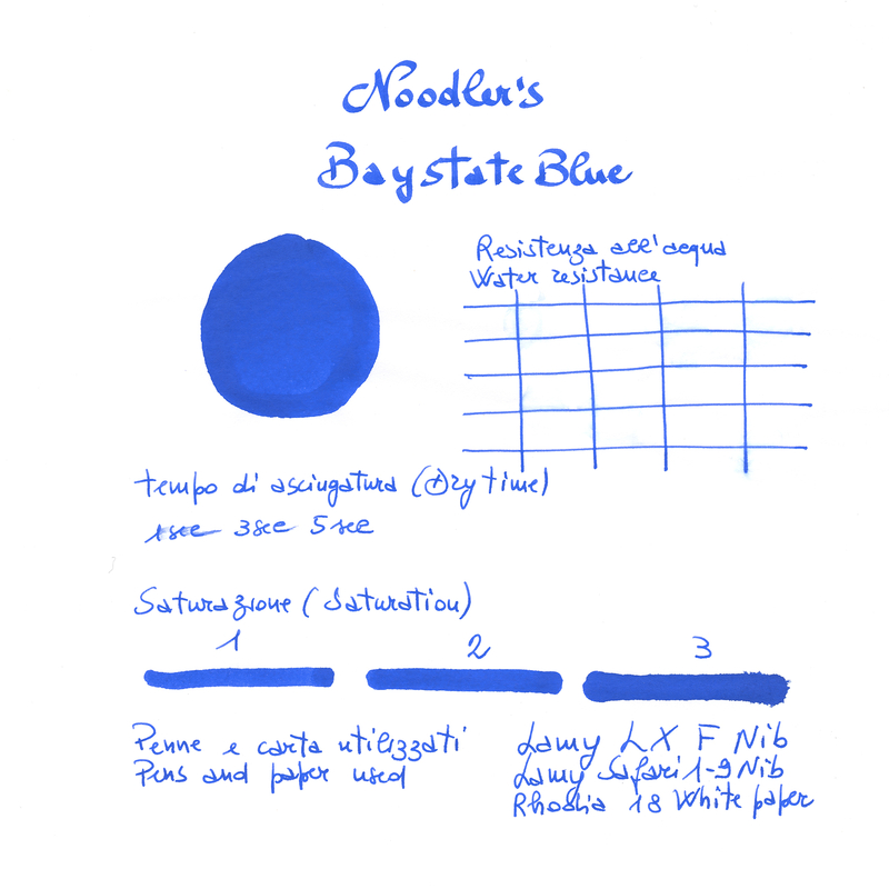 Noodler's Baystate Blue Ink Bottle 3 oz