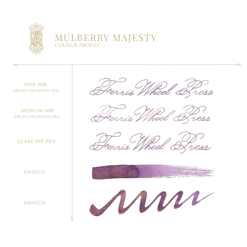 Ferris Wheel Press Ferris Wheel Press Mulberry Majesty Ink Bottle 10 ml