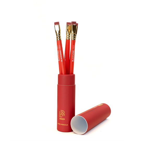 Blackwing Red Set di 6 Matite Rosse