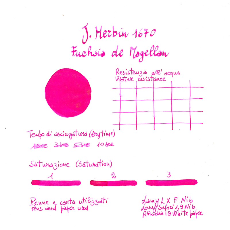 J. Herbin Herbin 1670 Fuchsia de Magellan Inchiostro 15 ml