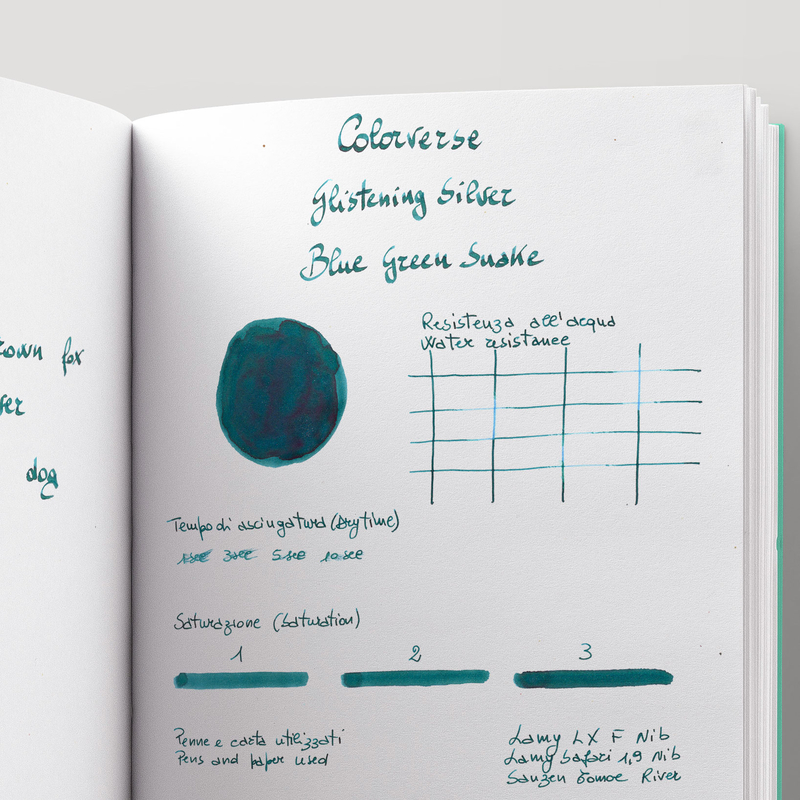 Colorverse Colorverse 2025 Blue Green Snake Glistening Silver Inchiostro 15 ml