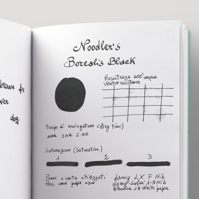 Noodler's Borealis Black Ink Bottle 3 oz