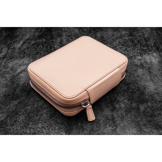 Galen Leather Expansi-Pouch Portapenne in Pelle 10 Posti Undyed