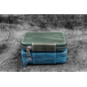 Galen Leather Galen Leather Expansi-Pouch Portapenne in Pelle 10 Posti Crazy Horse Ocean Blue