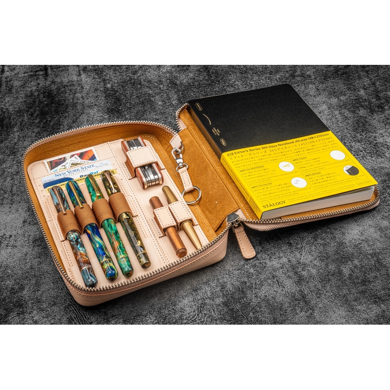 Galen Leather Galen Leather Expansi-Folio A5 Undyed