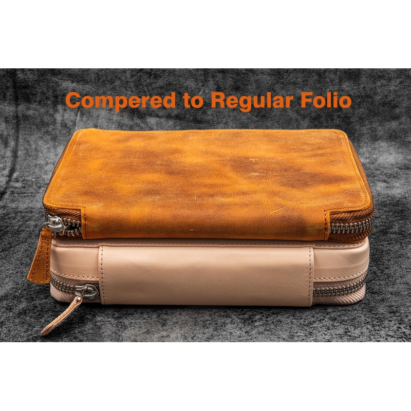 Galen Leather Galen Leather Expansi-Folio A5 Undyed