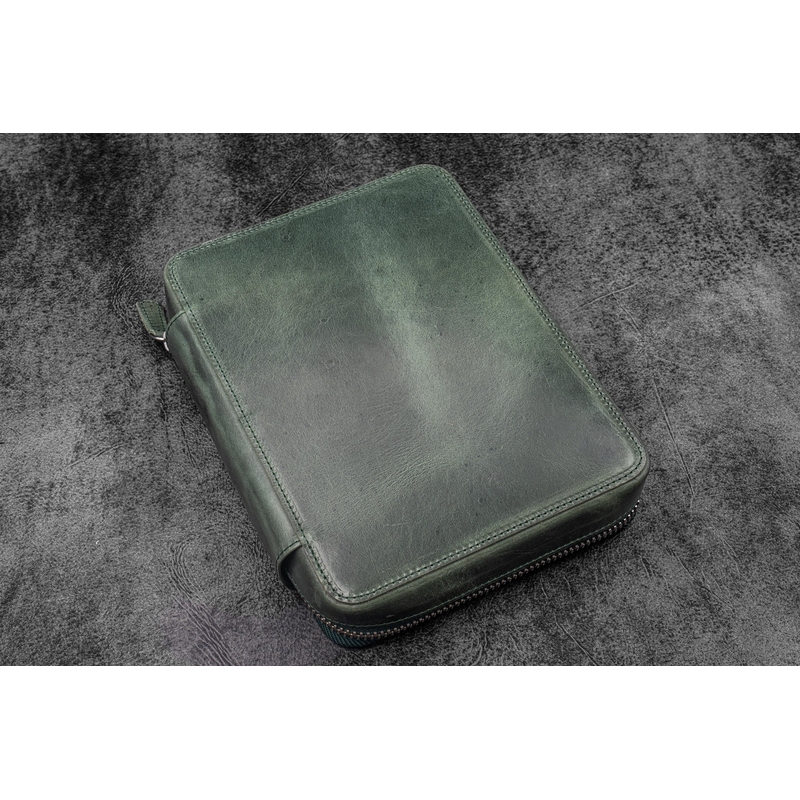 Galen Leather Galen Leather Expansi-Folio A5 Crazy Horse Forest Green Galen Leather Galen Leather Expansi-Folio A5 Crazy Horse Forest Green