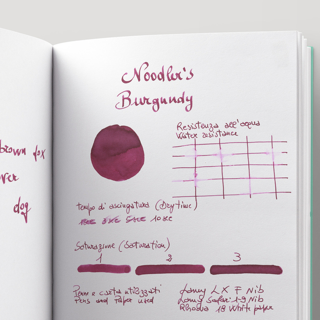 Noodler's Burgundy Ink Bottle 3 oz